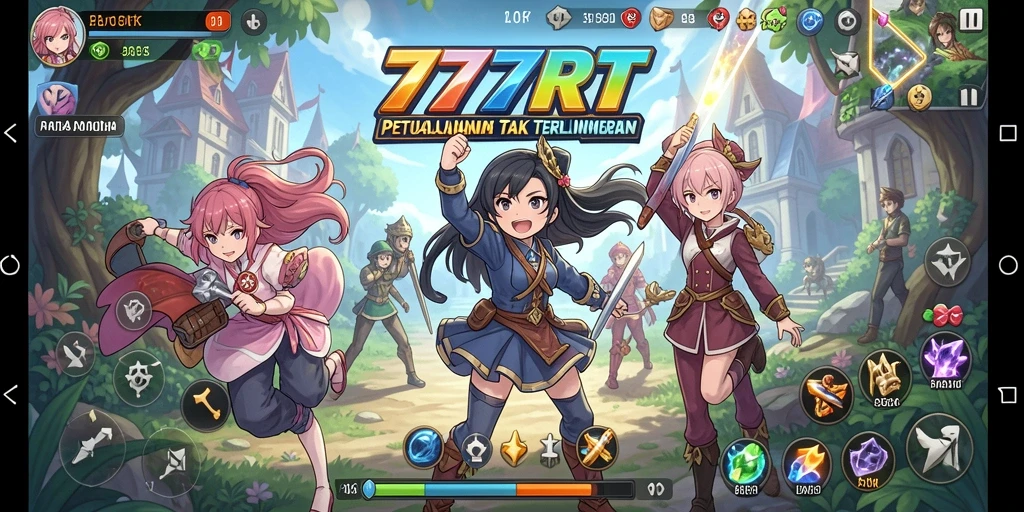 Tampilan gameplay seru dan menarik di 777RT.