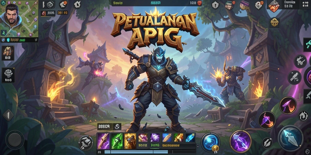 Tampilan gameplay 888IDR yang memukau dalam aksi ARPG.