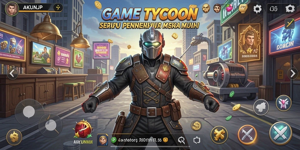 Gameplay seru dari AKUNJP yang menantang para pemain.