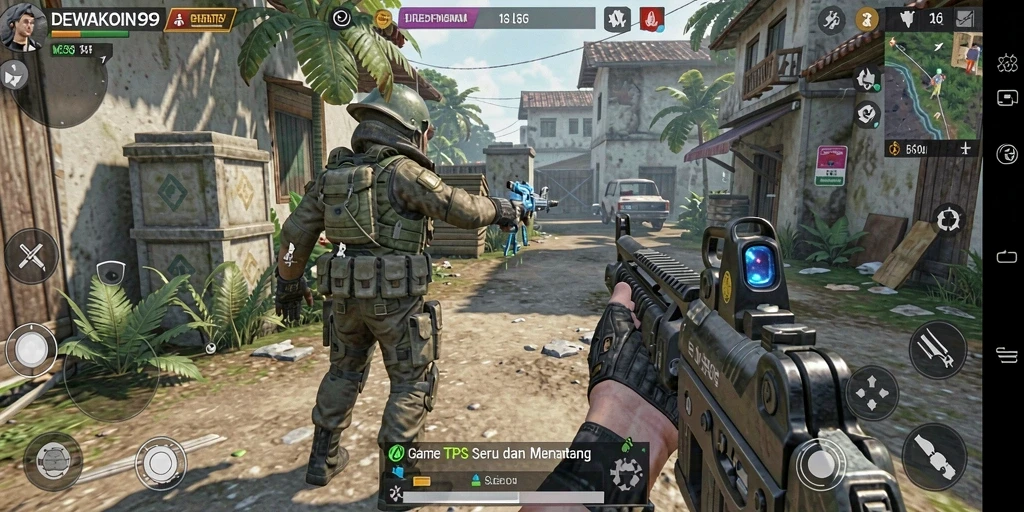 Gameplay seru DEWAKOIN99 dengan grafis menakjubkan.