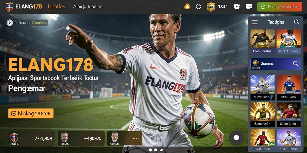 Tampilan gameplay menarik dari aplikasi Sportsbook ELANG178.