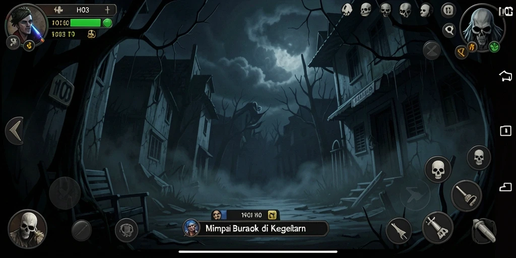 Gameplay H03 yang menegangkan dan menyeramkan.