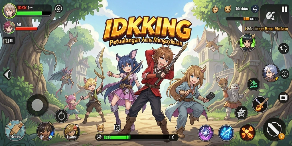 Tampilan gameplay menarik dari IDRKING yang penuh aksi.