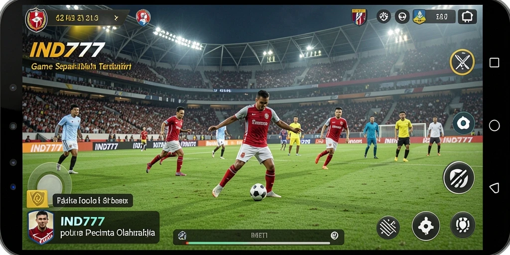 Tampilan gameplay IND777 yang menegangkan di lapangan hijau.