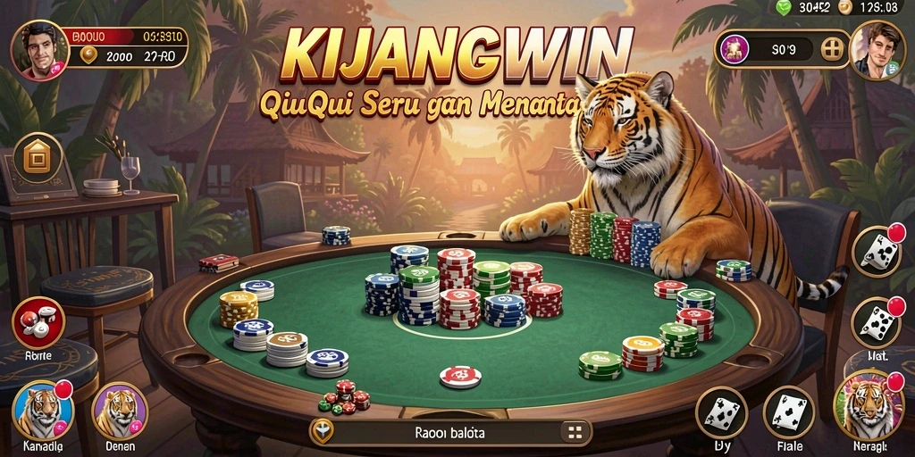 Tangkapan layar gameplay seru KIJANGWIN dalam aksi QiuQiu.