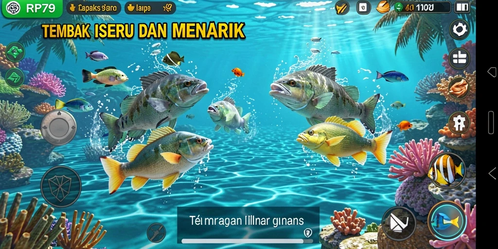 Tangkapan ikan menakjubkan di gameplay RP79.