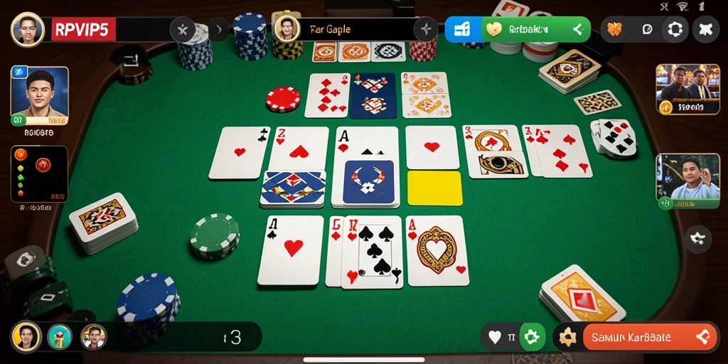 Tampilan menarik dari gameplay RPVIP5 yang seru.