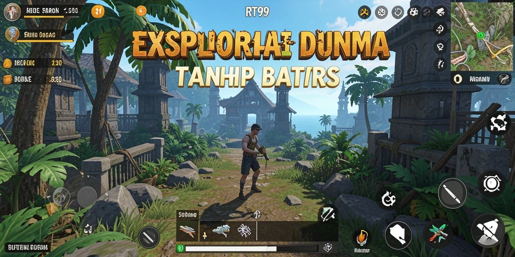 Tangkapan layar menampilkan eksplorasi dunia terbuka yang menakjubkan.
