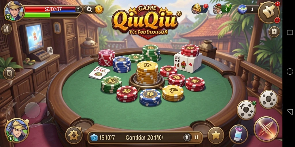 Screenshot gameplay QiuQiu yang mendebarkan dari SD107.