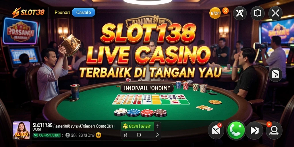 Tampilan gameplay menarik dari aplikasi Live Casino SLOT138.