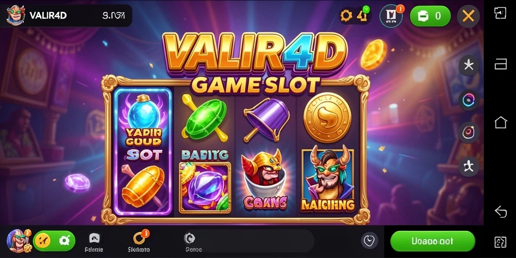 Gameplay VALIR4D yang penuh warna dan seru.