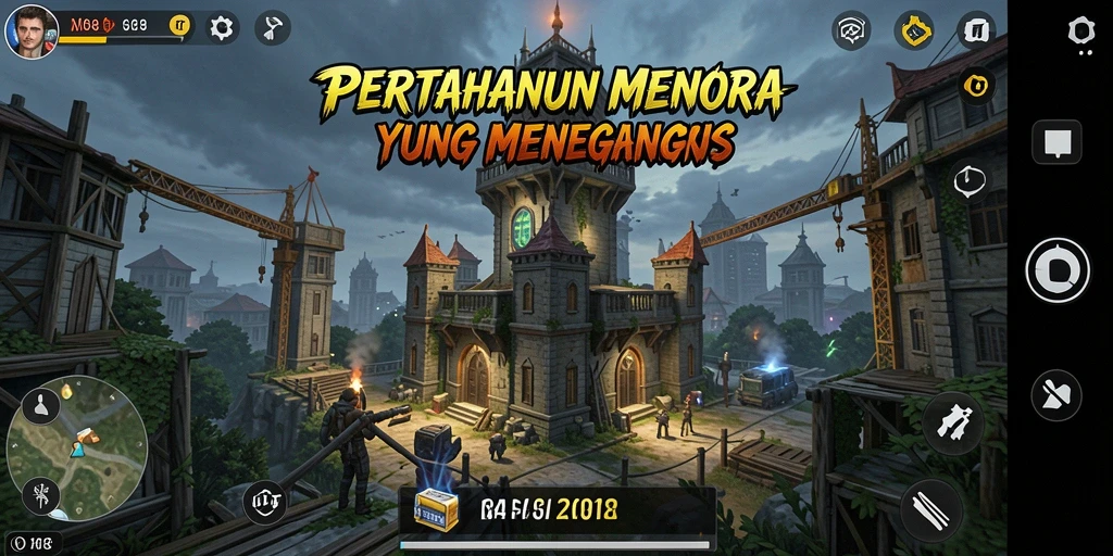 Tampilan gameplay Tower Defense X88 yang mendebarkan dan penuh strategi.